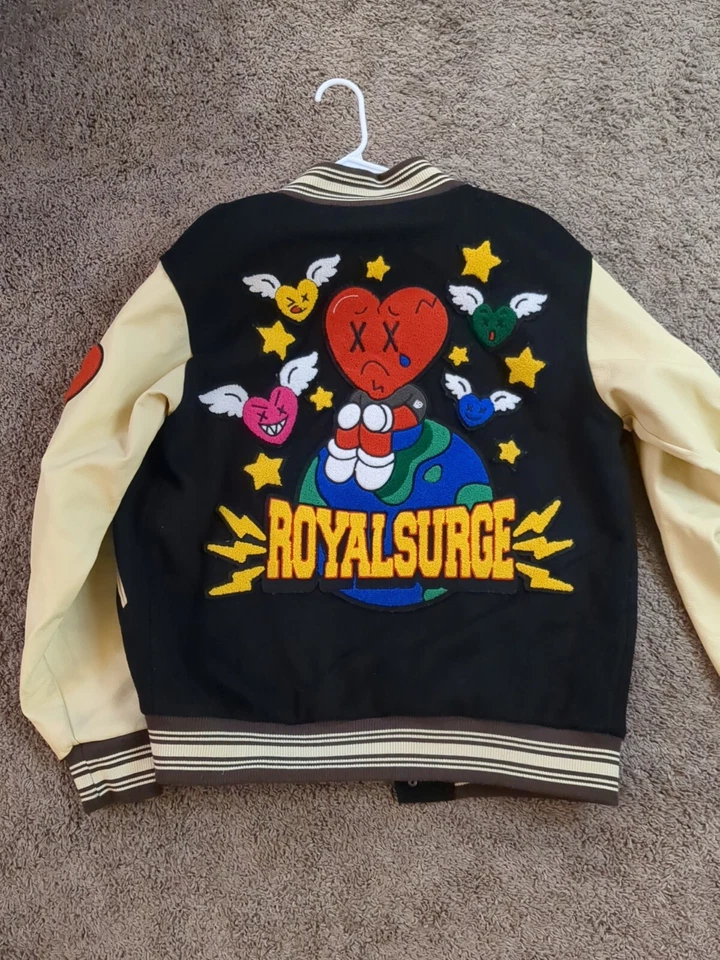 Bonita Chaqueta Royal Surge “Emotions” Letterman Talla - XL Muy Buen Estado 👍 Foto 2 de 4