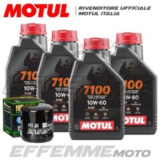 Tagliando MV AGUSTA Brutale 910 S 2005-2010 (4 MOTUL 7100 10W60 + Filtro olio)