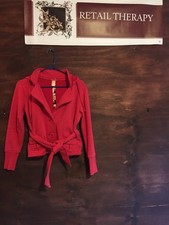 Down East Short Red Jacket Small