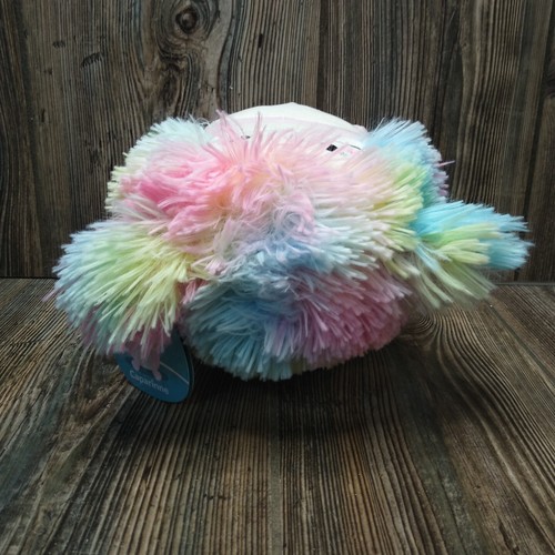 SQUISHMALLOWS Caparinne Bigfoot Yeti 8" Plush Pink Tie-Dye Rainbow Mane 5-Below - Picture 6 of 10