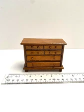Vintage Miniature Dollhouse Chest of Drawers