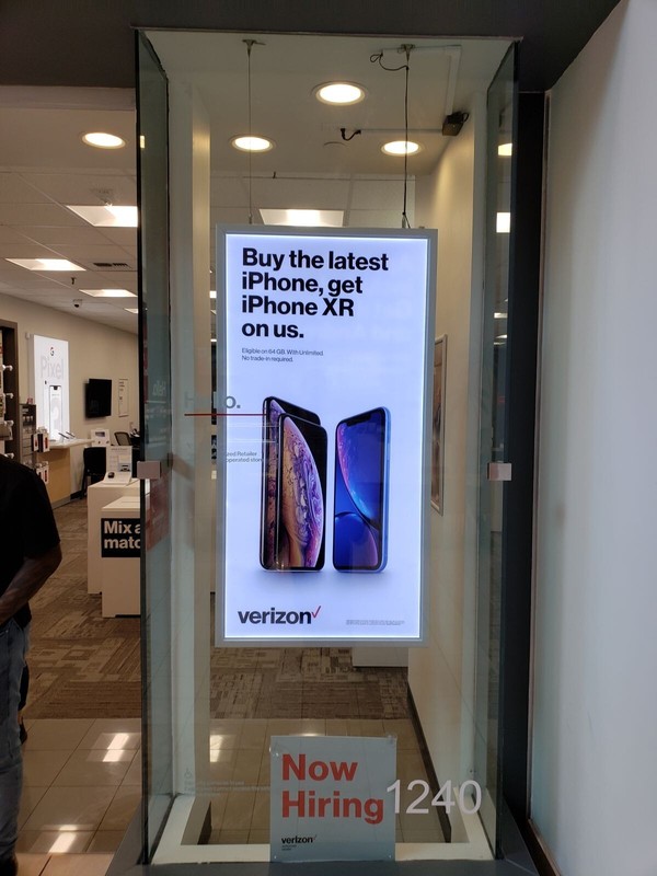 24" x 48" Double Sided LED Light Box for Storefront Window Display