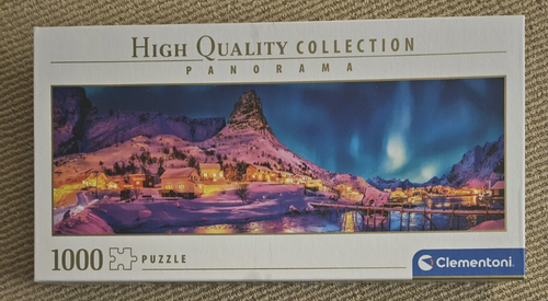 Puzzle CLEMENTONI 1000 pezzi. ISOLE LOFOTEN COMPLETE Alta qualità - Foto 2 di 5