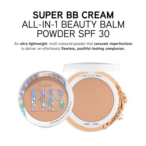 Physicians Formula Super BB Cream All-in-1 Beauty Balm Powder Light/Medium,#7836 - Picture 4 of 6