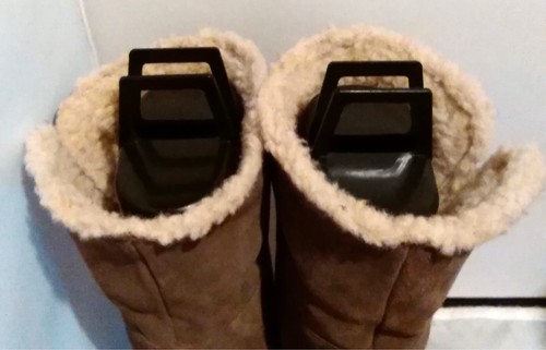 Clarks Drafty Haze Tan Suede Fleece Lined Boots - UK 8 EU 42 US 10,5 - Bild 5 von 10