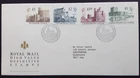 GB 1988 High Value Castle Definitive Set on Addressed First Day Cover, Windsor