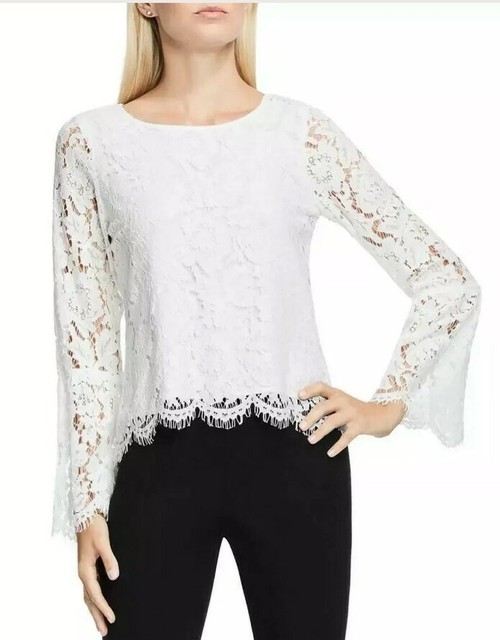 vince camuto bell sleeve top