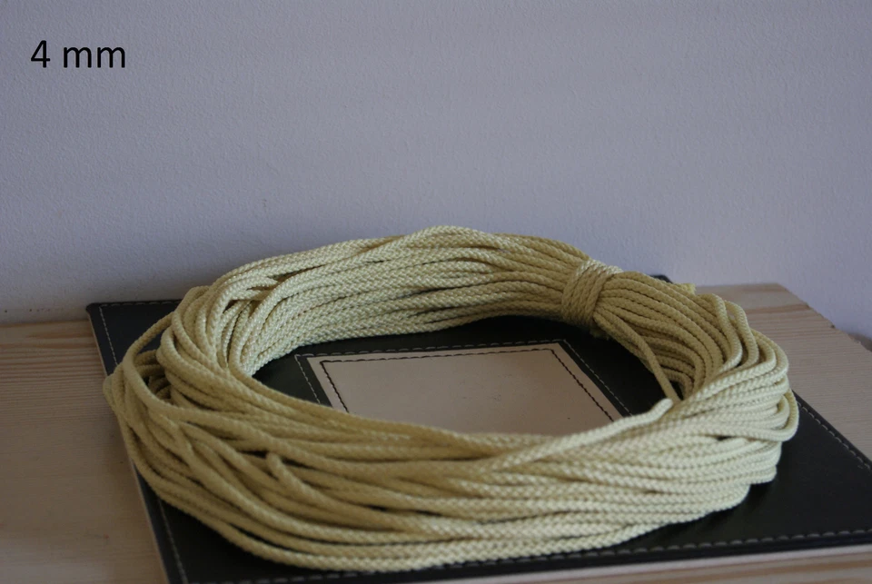 Pull start cord, fire resistant rope, 2mm, 3mm, 4mm, 5mm, 3.5mm Made with KEVLAR - Image 2 of 4