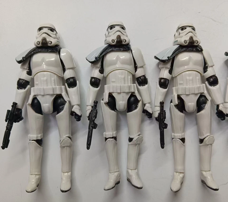 lote de 5 figuras de acción Hasbro Star Wars Stormtroopers con pistola 3,75" Foto 4 de 4