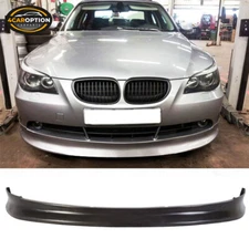 Fits 04-10 BMW E60 5 Series IKON Style PU Front Bumper Lip Spoiler Splitter