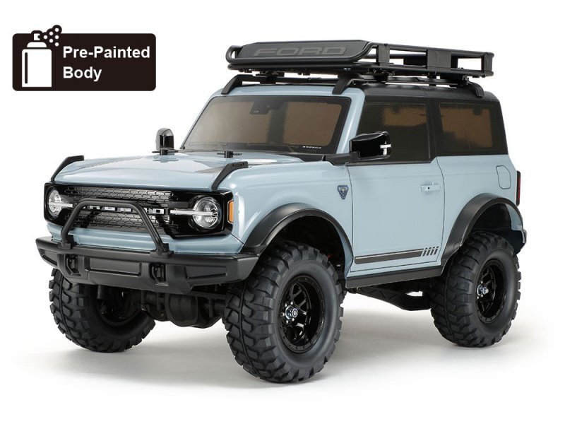 Tamiya 47483 1/10 RC Truck CC02 Ford Bronco 2021 (Blue-Gray