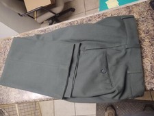 Original 1962 Vietnam Era US Army Trousers Men's Wool Serge green Shade 44 31x30