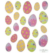 THE PAPER STUDIO Stickabilities EASTER EGGS Glitter Stickers - 40 pcs