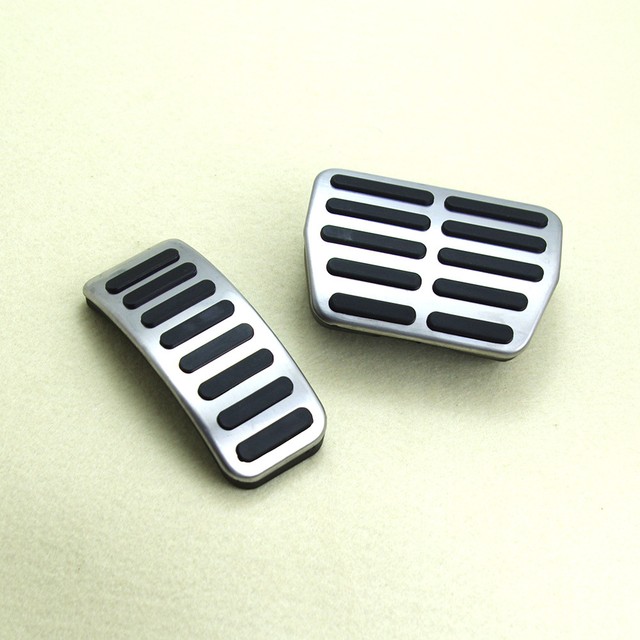 2Pcs Sport AT Accelerator Clutch Pedal for VW Golf Jetta MK4 19982004