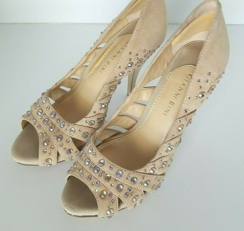 GIANNI BINI Heels Size 7.5M Rhinestone 