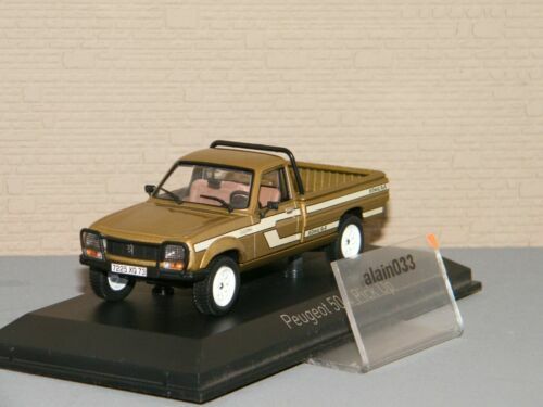 Miniature Norev 1/86 – Peugeot 403 Pick-up Bâché – Boîte Correcte – Ancien