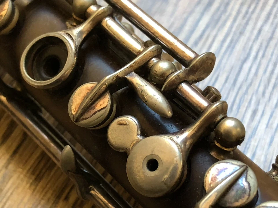 Vintage Oboe aus Holz - Bild 4 von 4