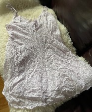 Delicates Lilac Lace Chemise Size Lg