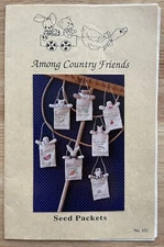 Among Country Friends No. 101 Seed Packets sewing pattern uncut