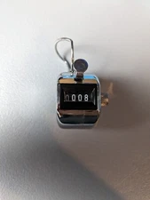 Lot Of 2 Hand Tally Counters Brand New 1806