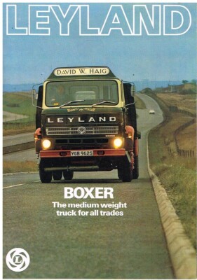 LEYLAND BOXER TRUCK ORIGINAL 1978 FACTORY UK SALES PROSPEKT