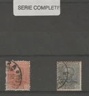 1929 KINGDOM ITALY EFFIGY VITTORIO EMANUELE III - 2 VALUES 15 + 35 CENTS COMPLETE