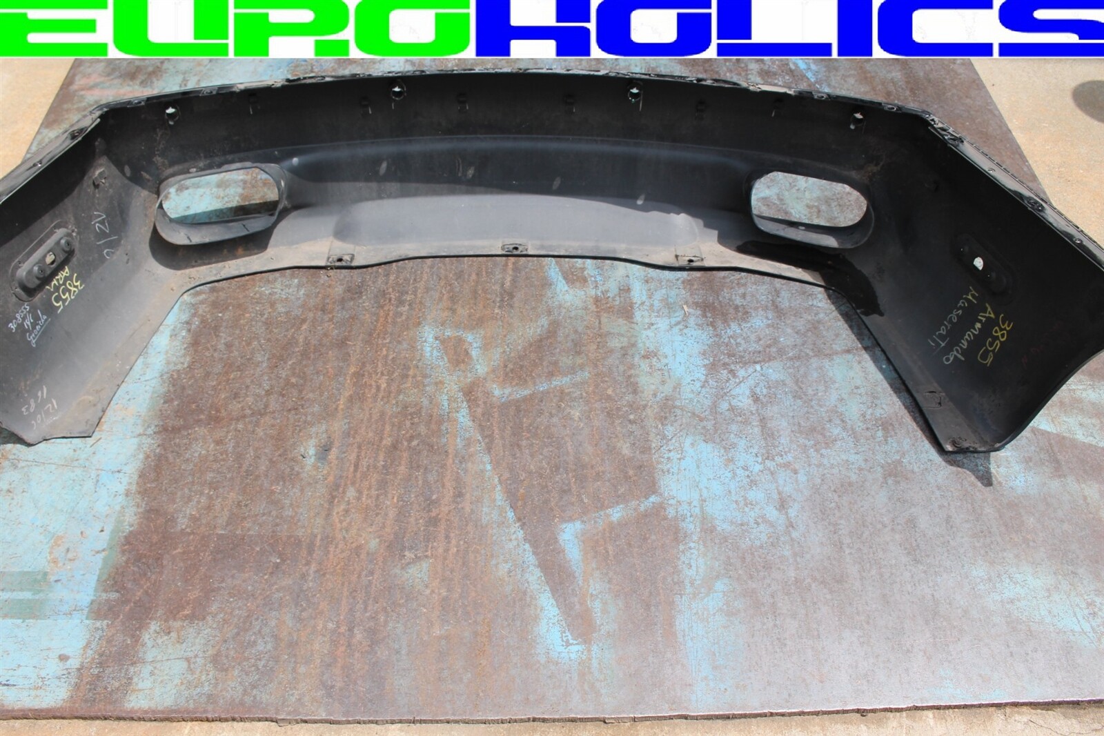 OEM Maserati M139 Quattroporte 04-08 BLACK Rear Bumper Cover w/Parking Sensors