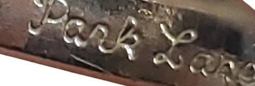 Anello Fascia Regolabile Vintage Park Lane Grande Grosso Ovale Dichiarazione Ematite - Foto 4 di 4