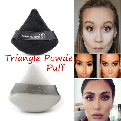 Face Makeup Schwamm Triangle Velvet Powder Puff Make-up Puffs Puder zum Gesicht