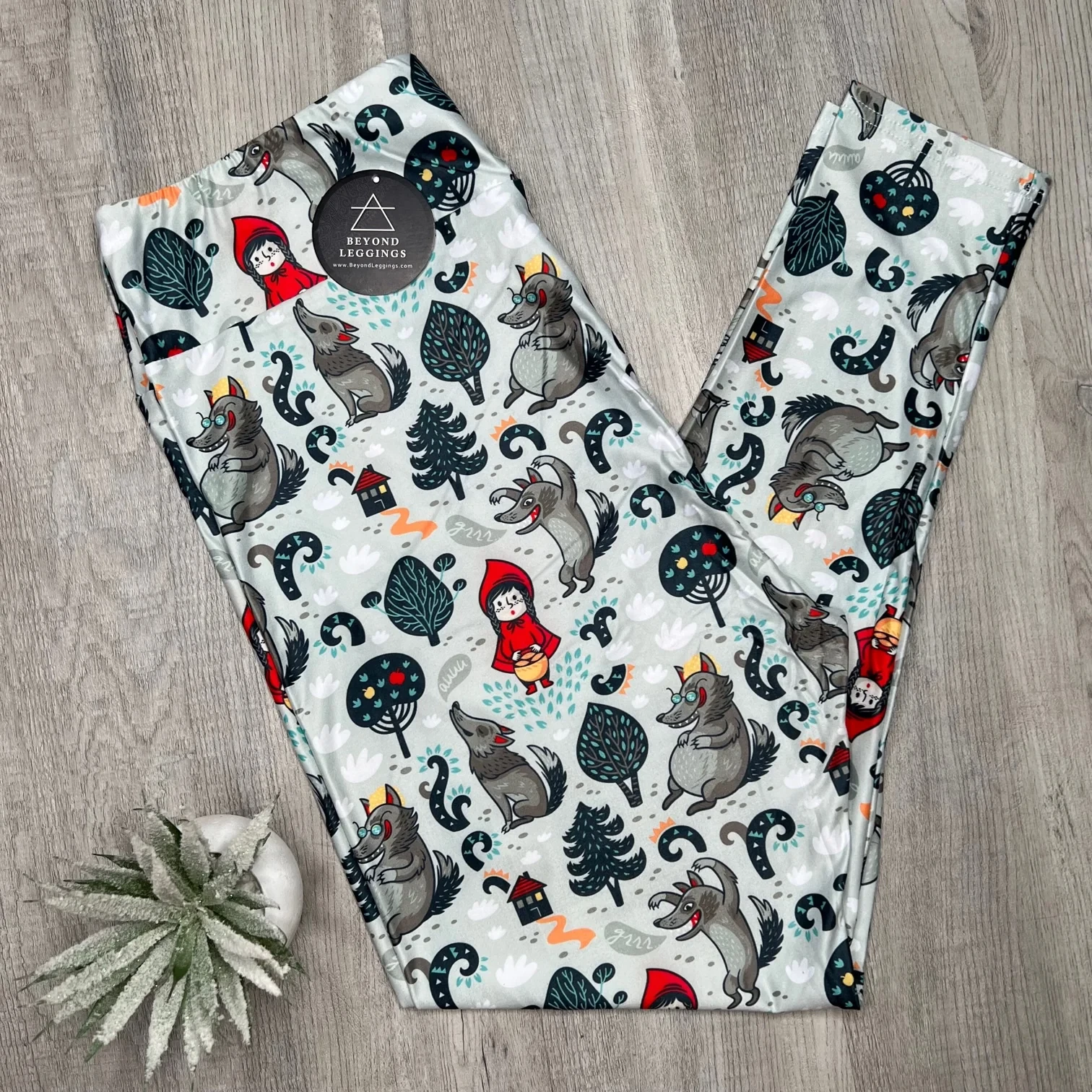 Little Red Riding Hood & The Wolf Leggings Adult & Kids