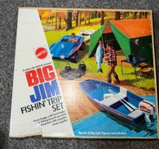 Vintage Mattel BIG JIM FISHIN FISHIN TRIP SET IOB