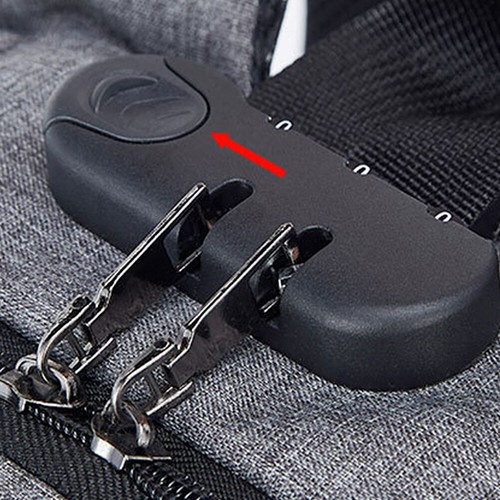 US Waterproof Anti Theft College Backpack Laptop Backpack With USB Charging Port - Bild 6 von 14