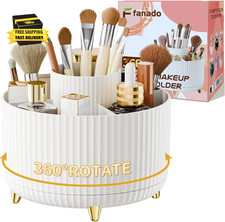 360  Rotate Makeup Brush Holder Organizer, Makeup Organizers Countertop, Makeup