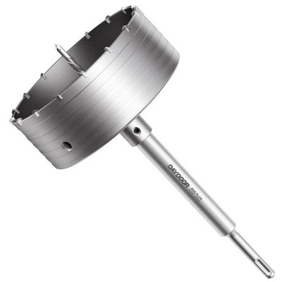 DAYDOOR 5-7/8'' (150mm) Concrete Hole Saw with SDS Plus Shank Adapter, Tungsten