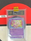 Grade10 Pokemon Chinese Mew CSDC-002/024 Holo NM Pokeball Gift Box Sword&Shield