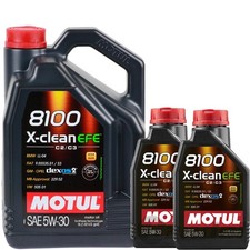 5L+2x1L MOTUL 8100 X-CLEAN EFE MOTORÖL 5W-30 passend für BMW LL04 MB 229.52 API