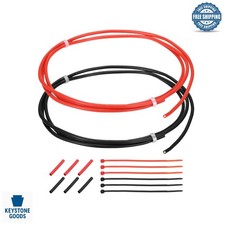 18 Gauge Silicone Electrical Wire, 6ft Tinned Copper, 600V/200 C, Flexible ...