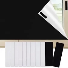 Self Adhesive Removable Window Film Portable Privacy Shades Darkening Blackout N