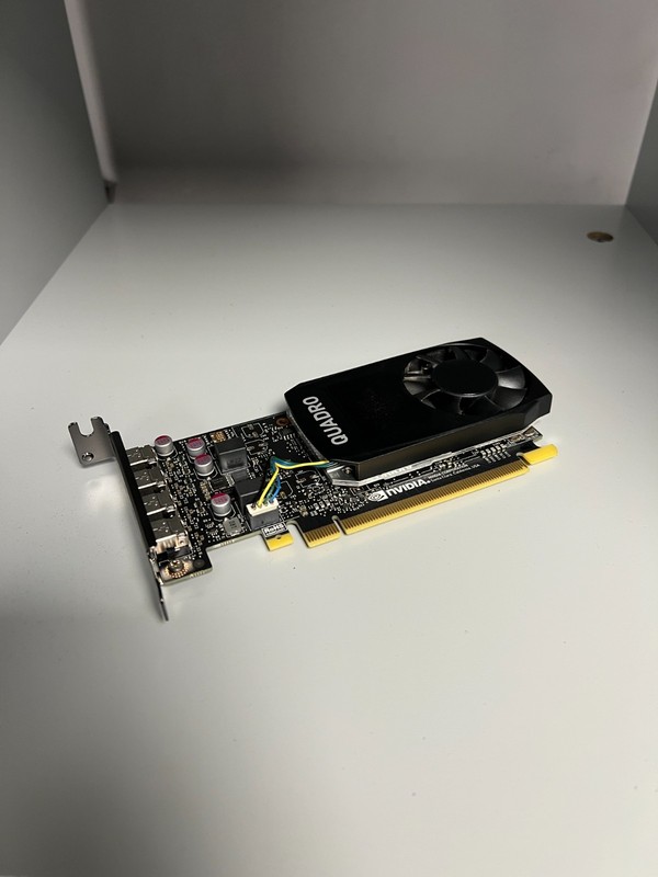 NVIDIA QUADRO P1000 4 GB 4 Mini Port Graphics Card.