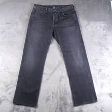 Citizens Of Humanity Jeans Men 34x29 Sid Straight Leg Chacoal Gray Made USA CofH
