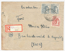 ALLIIERTE BESATZUNG,  R-Brief aus (16) CRUMSTADT &uuml;ber GODDELAU (HESS), 24.2.48