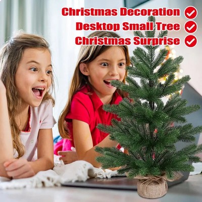 Künstlicher Weihnachtsbaum Klein Desktop Dekoration Zarte festliche Ornamente