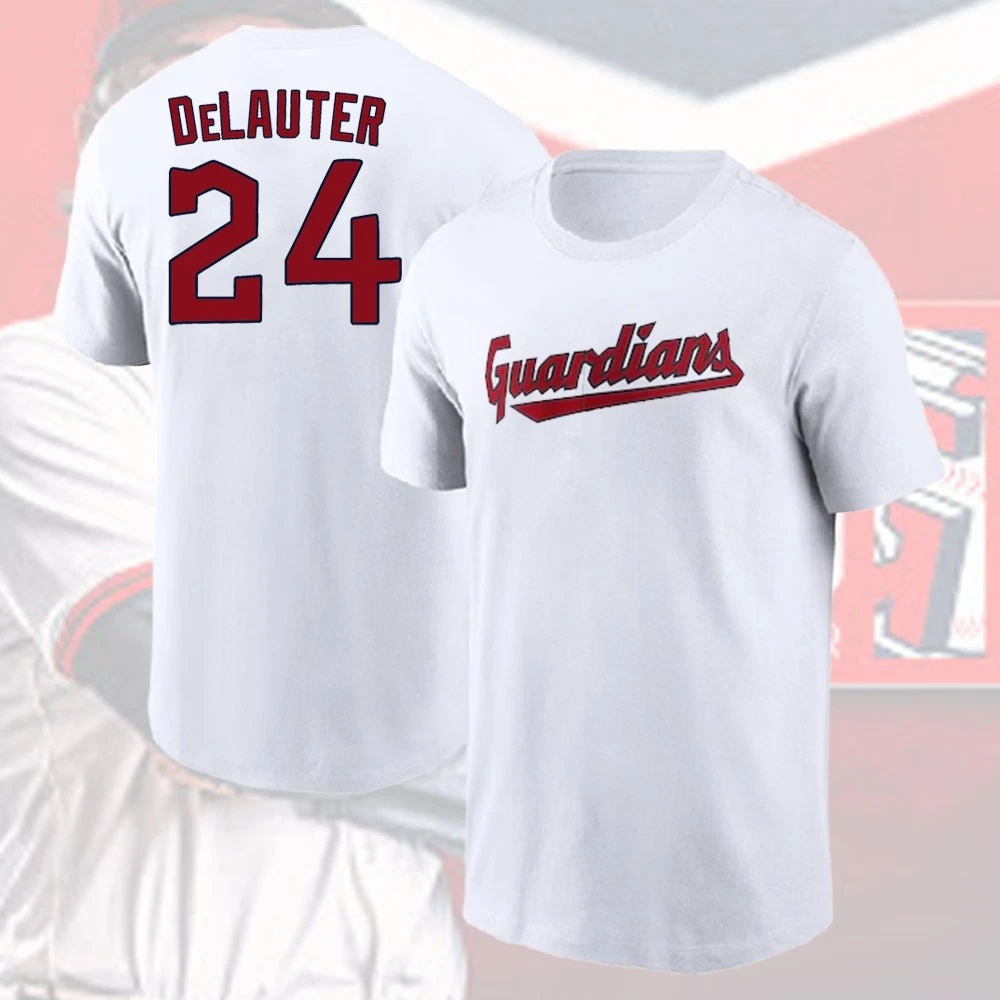 Chase DeLauter #24 Cleveland Guardians 2026 Player Name & Number For Fans