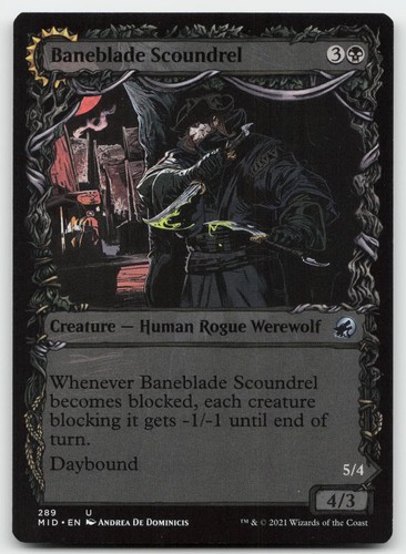 Baneblade Scoundrel (Showcase) #289 Innistrad: Midnight Hunt