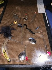 6 Old Fishable Spinnerbaits For Small Mouth Bass /crappie /Walleye