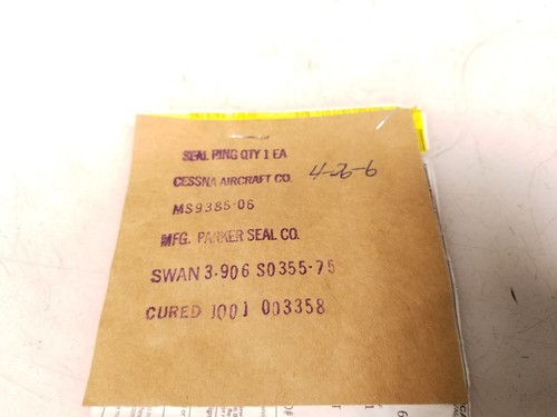 Military Standard O Ring MS9385-06 Free Shipping - Picture 2 of 8