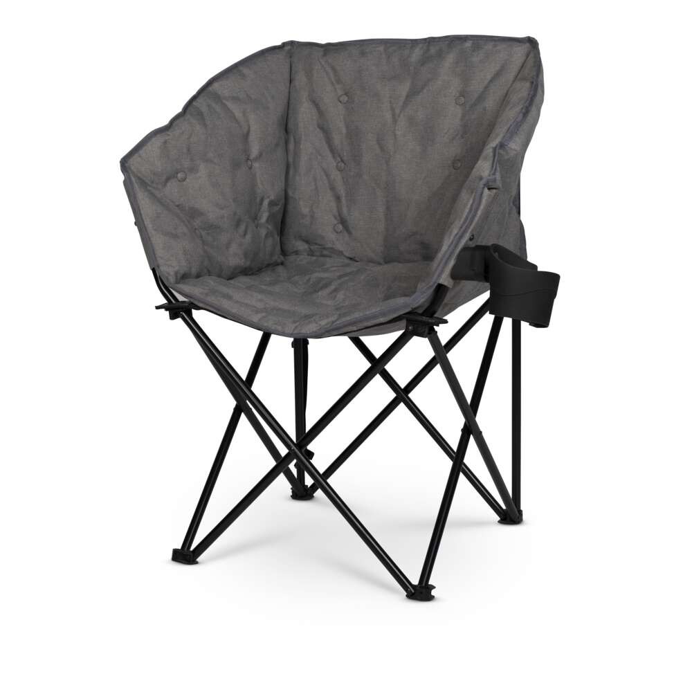 2026 Kampa Tubb Lightweight Folding Comfy Camping Chair - Grey