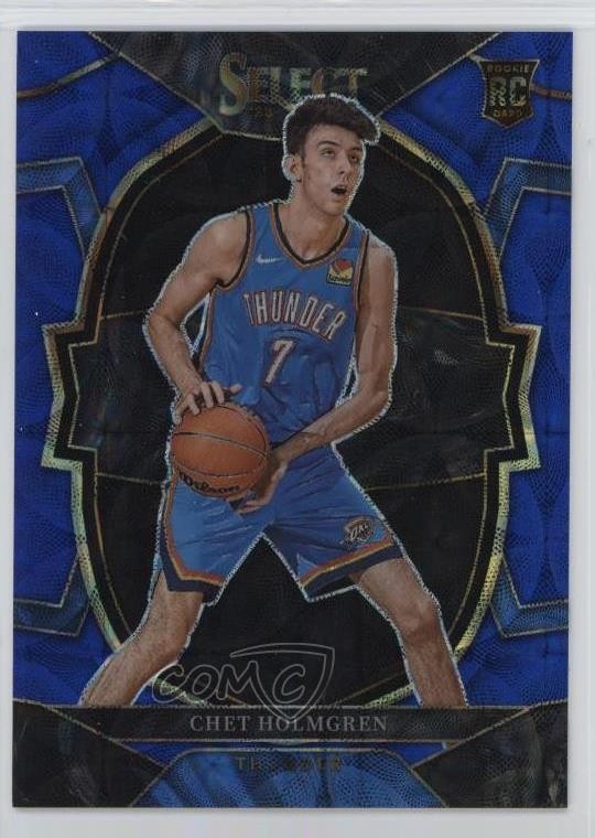 2022-23 Panini Select Concourse Blue Scope Prizm 211/249 Chet Holmgren #83 18yk