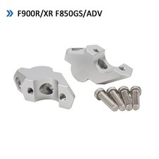 F850GS F 850 GS Adventure ADV NEW Motorcycle Handlebar Riser fat Clamp Silver