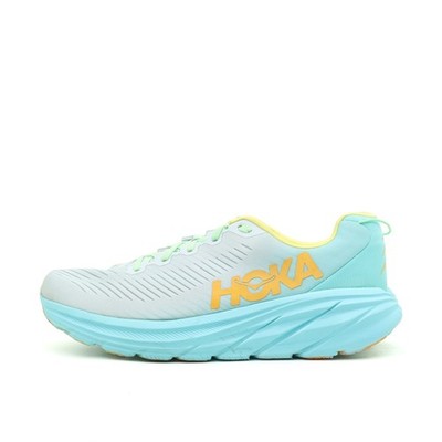 Hoka One Herren Rincon 3 Laufschuhe Blau Gelb Mesh Synthetik Laufschuh EU 46 2/3